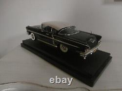 Ertl American Muscle 1/18 Scale Die-cast 1958 Black Chevrolet Impala In Box Rare