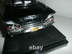 Ertl American Muscle 1/18 Scale Die-cast 1958 Black Chevrolet Impala In Box Rare