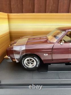 Ertl American Muscle 1/18 Scale Diecast 1970 Chevrolet Chevelle SS Burgundy Rare