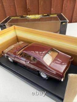 Ertl American Muscle 1/18 Scale Diecast 1970 Chevrolet Chevelle SS Burgundy Rare