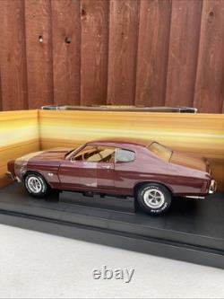 Ertl American Muscle 1/18 Scale Diecast 1970 Chevrolet Chevelle SS Burgundy Rare