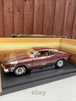 Ertl American Muscle 1/18 Scale Diecast 1970 Chevrolet Chevelle SS Burgundy Rare