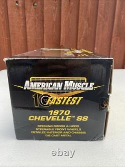 Ertl American Muscle 1/18 Scale Diecast 1970 Chevrolet Chevelle SS Burgundy Rare