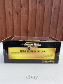 Ertl American Muscle 1/18 Scale Diecast 1970 Chevrolet Chevelle SS Burgundy Rare