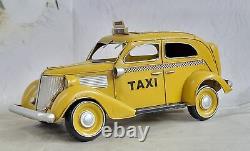 European Finery 112 Scale 1930 Yellow American Model Taxi Decoration Decor Gift