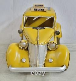 European Finery 112 Scale 1930 Yellow American Model Taxi Decoration Decor Gift