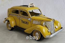 European Finery 112 Scale 1930 Yellow American Model Taxi Decoration Decor Gift