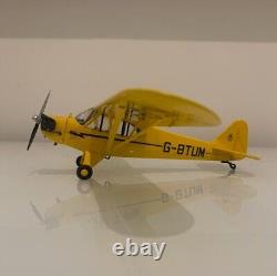Extremely Rare 136 scale metal Piper J-3C-65 Cub model G-BTUM