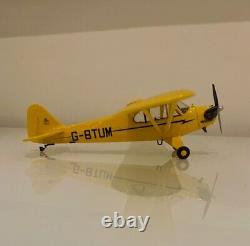 Extremely Rare 136 scale metal Piper J-3C-65 Cub model G-BTUM