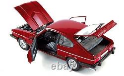 FORD CAPRI 2.8i injection model road car red 1983 118th scale NOREV 182708