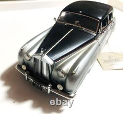 FRANKLIN MINT Boxed 1955 ROLLS ROYCE SILVER CLOUD 1/24 SCALE rare