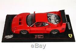 Ferrari F40 LM in Red Model Car in 118 Scale by BBR