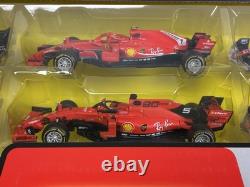 Ferrari Formula 1 Set of 7 Cars with Display Stand 143 Scale Bburago 36864
