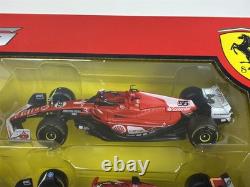 Ferrari Formula 1 Set of 7 Cars with Display Stand 143 Scale Bburago 36864
