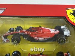 Ferrari Formula 1 Set of 7 Cars with Display Stand 143 Scale Bburago 36864