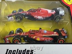 Ferrari Formula 1 Set of 7 Cars with Display Stand 143 Scale Bburago 36864