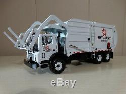 First Gear Republic Front Load Garbage Truck Mack MR 134 Scale Diecast 2002