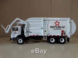 First Gear Republic Front Load Garbage Truck Mack MR 134 Scale Diecast 2002