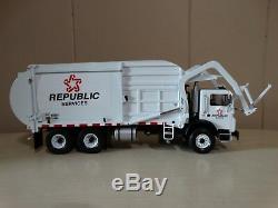 First Gear Republic Front Load Garbage Truck Mack MR 134 Scale Diecast 2002