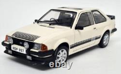 Ford Escort RS1600i 1984 Diamond White SunStar 1/18 Scale Diecast H4997R