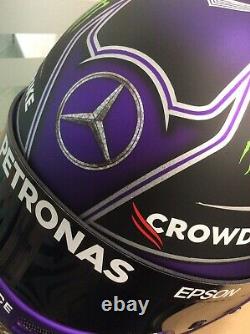 Formula 1 Mercedes W12 EQ Replica Hamilton Helmet Winner 7 Full Scale 1 1 2021
