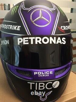 Formula 1 Mercedes W12 EQ Replica Hamilton Helmet Winner 7 Full Scale 1 1 2021