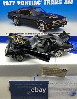 Franklin Mint 1/24 Scale Pontiac Trans Am Smokey And The Bandit RARE RARE