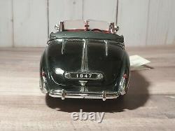 Franklin Mint 1947 Bentley MK VI Convertible 124 Scale Diecast Model Car Black