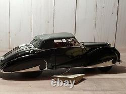 Franklin Mint 1947 Bentley MK VI Convertible 124 Scale Diecast Model Car Black