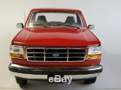 Franklin Mint 1996 Ford F-150 Pickup Truck Red 124 Scale Diecast Model withHitch