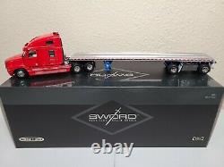 Freightliner Century Truck with East Flatbed Trailer Red Sword 150 Scale New