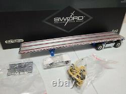 Freightliner Century Truck with East Flatbed Trailer Red Sword 150 Scale New