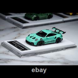 Fuelme 164 Scale Porsche 911 992 GT3 RS Mint Green Diecast Model Car Collection