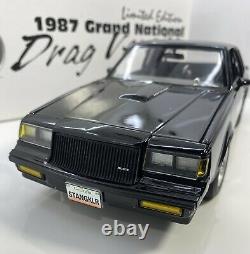 GMP 1/18 Scale 1987 Buick Grand National DRAG VERSIONRARE BLACK And MINT WOW