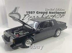 GMP 1/18 Scale 1987 Buick Grand National DRAG VERSIONRARE BLACK And MINT WOW