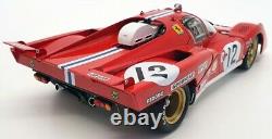 GMP 1/18 Scale Model 1801002 1971 Ferrari 512M LeMans Posey, Adamowicz Red