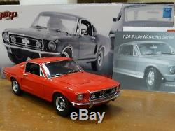 GMP 1968 Ford Mustang GT Fastback Red Custom 124 Scale Diecast #17 of 350 Car