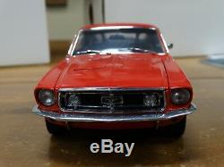 GMP 1968 Ford Mustang GT Fastback Red Custom 124 Scale Diecast #17 of 350 Car