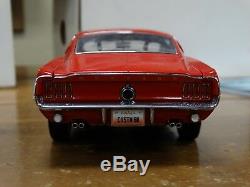 GMP 1968 Ford Mustang GT Fastback Red Custom 124 Scale Diecast #17 of 350 Car