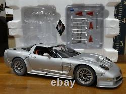 GMP 2001 Chevy Corvette C5-R Tribute Silver 112 Scale Diecast Street Model Car