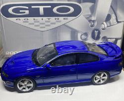 GMP 2006 Pontiac GTO 6.0 Litre 1/18 Scale Limited Production RARE