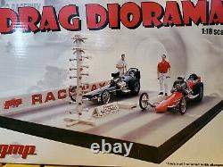 GMP Drag Strip Raceway Diorama 118 Scale Diecast Model Dragster Race Car Layout