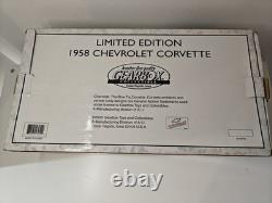 Gearbox Collectible 1958 White Chevrolet Corvette Vehicle 1/12 Scale Rare