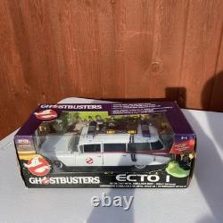 Ghostbusters 2004 Die Cast Ecto 1 Joyride Slimer Ghost 118 Scale Rare Model