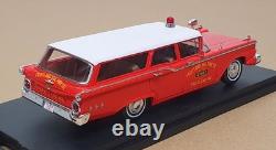 Goldvarg 1/43 Scale GC-091C 1959 Ford Country Squire Fire Chief Red/White