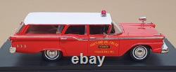 Goldvarg 1/43 Scale GC-091C 1959 Ford Country Squire Fire Chief Red/White