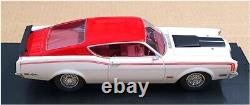 Goldvarg 1/43 Scale Resin GC-031A 1969 Mercury Cyclone White/Red