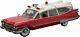 Greenlight 118 Scale 1959 Red Cadillac Superior Ambulance Diecast Model Pc18001