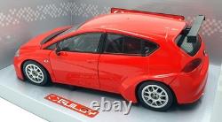 Guiloy 1/18 Scale Diecast 67501 Seat Leon WTCC Test Car Red