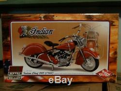 Guiloy 1948 Indian Chief Motorcycle 16 Scale Model Bike Collection